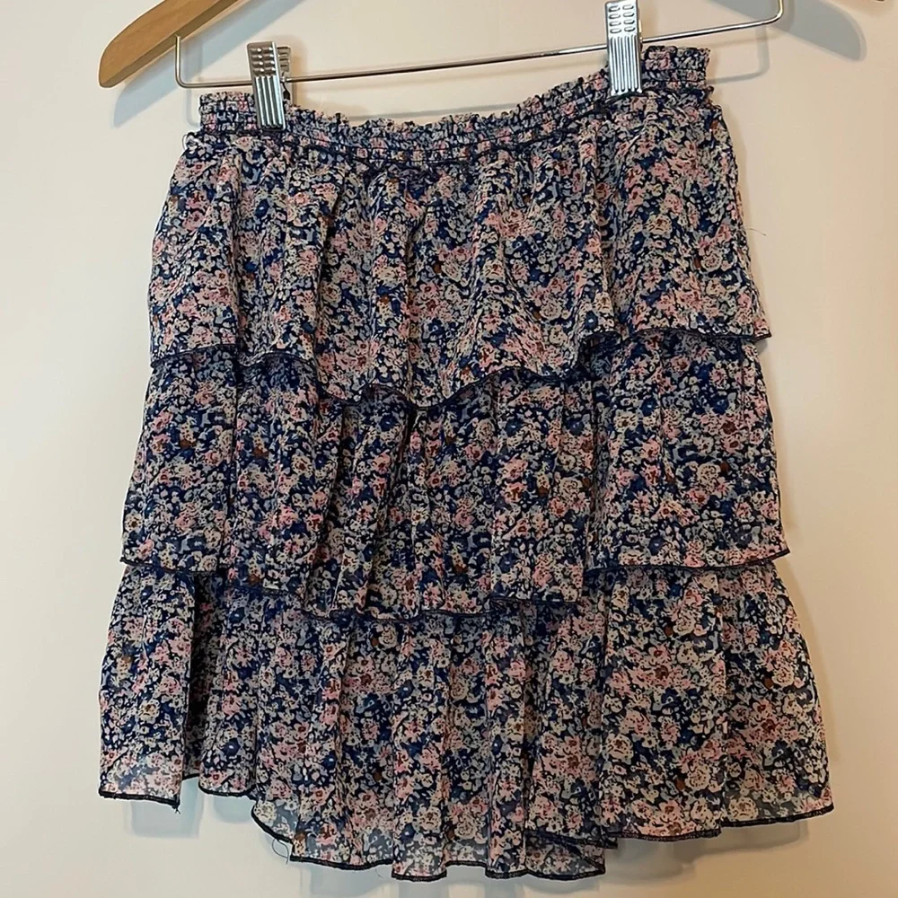 Kidpik floral layered print skirt size XL (14)